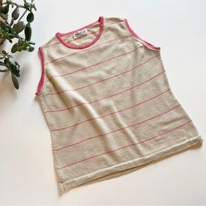 Vintage Peter Scott Wool / Silk Blend Sleeveless Sweater | Made in Scotland | M